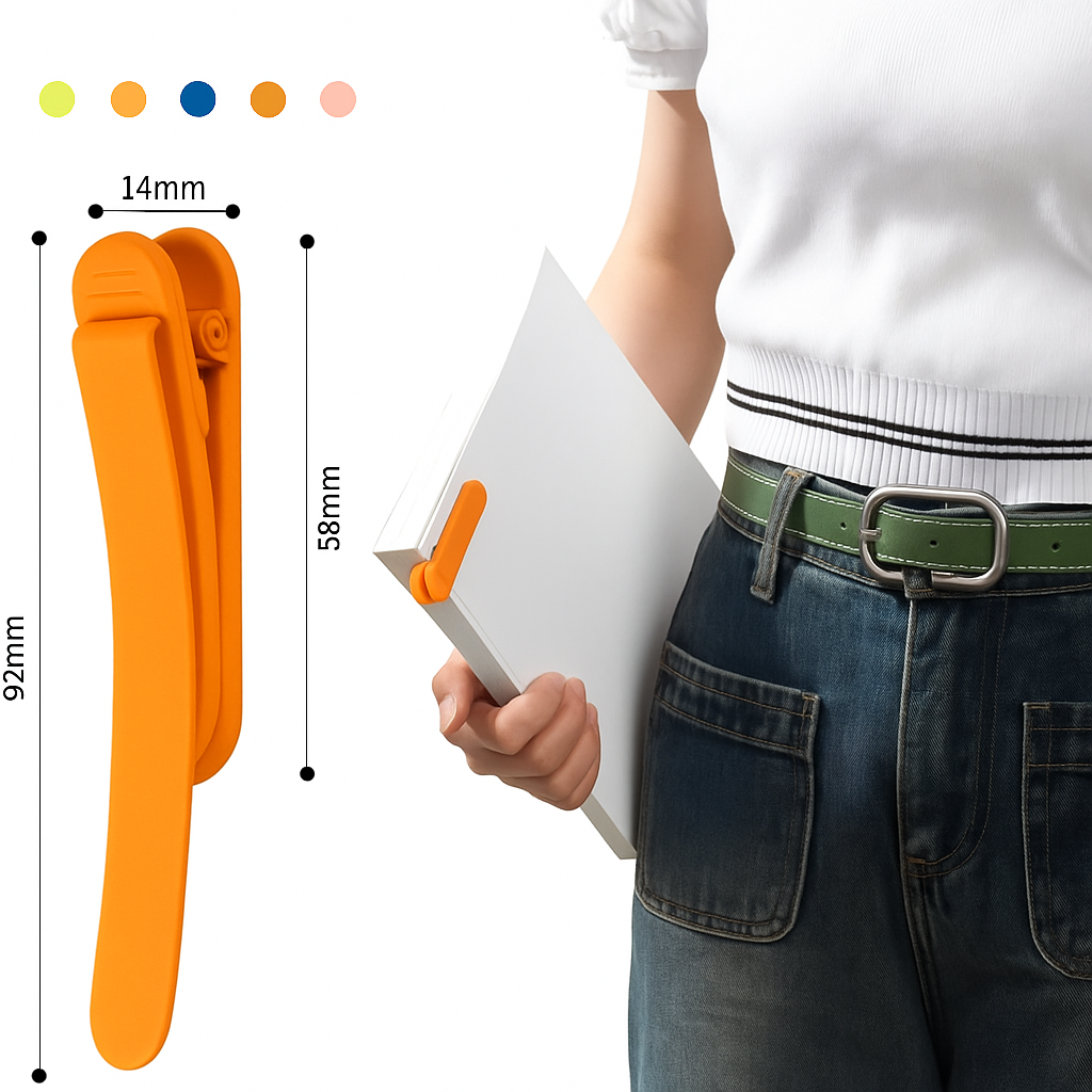 Marque-page à clip – Suivi de lecture pratique et sans effort
